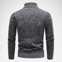 Men’s Knitted Turtleneck Sweater – Thick Winter Warmth