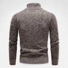 Men’s Knitted Turtleneck Sweater – Thick Winter Warmth