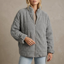 Women's Lightweight Quilted Jacket in Grey