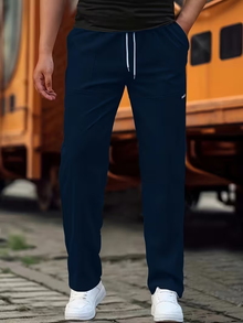 Casual Lightweight Straight-Leg Pants
