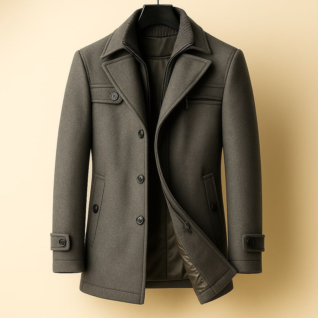 Men's Wool Coat – Long Overcoat