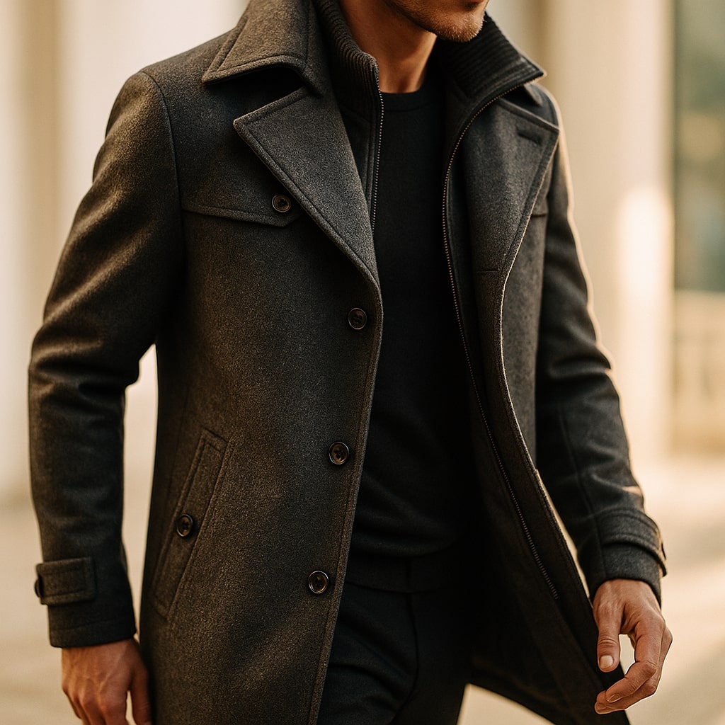 Men's Wool Coat – Long Overcoat