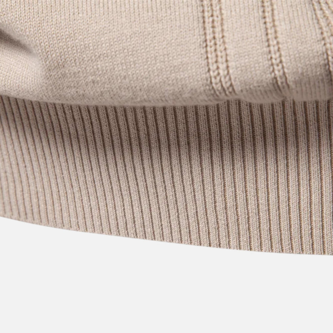 Men’s Slim Fit Structured Knit Sweater