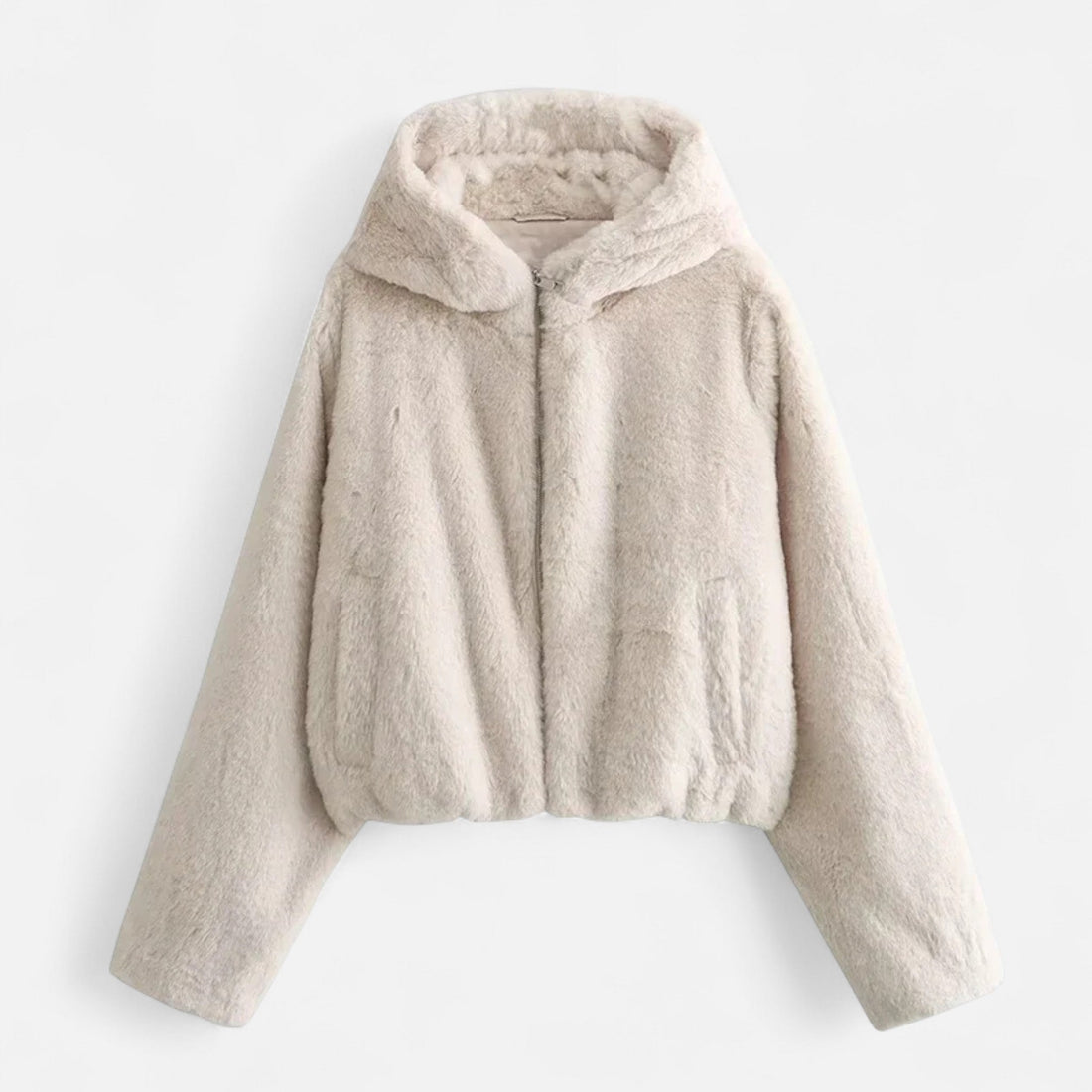 Women’s Hooded Faux Fur Coat – Winter Luxe Comfort