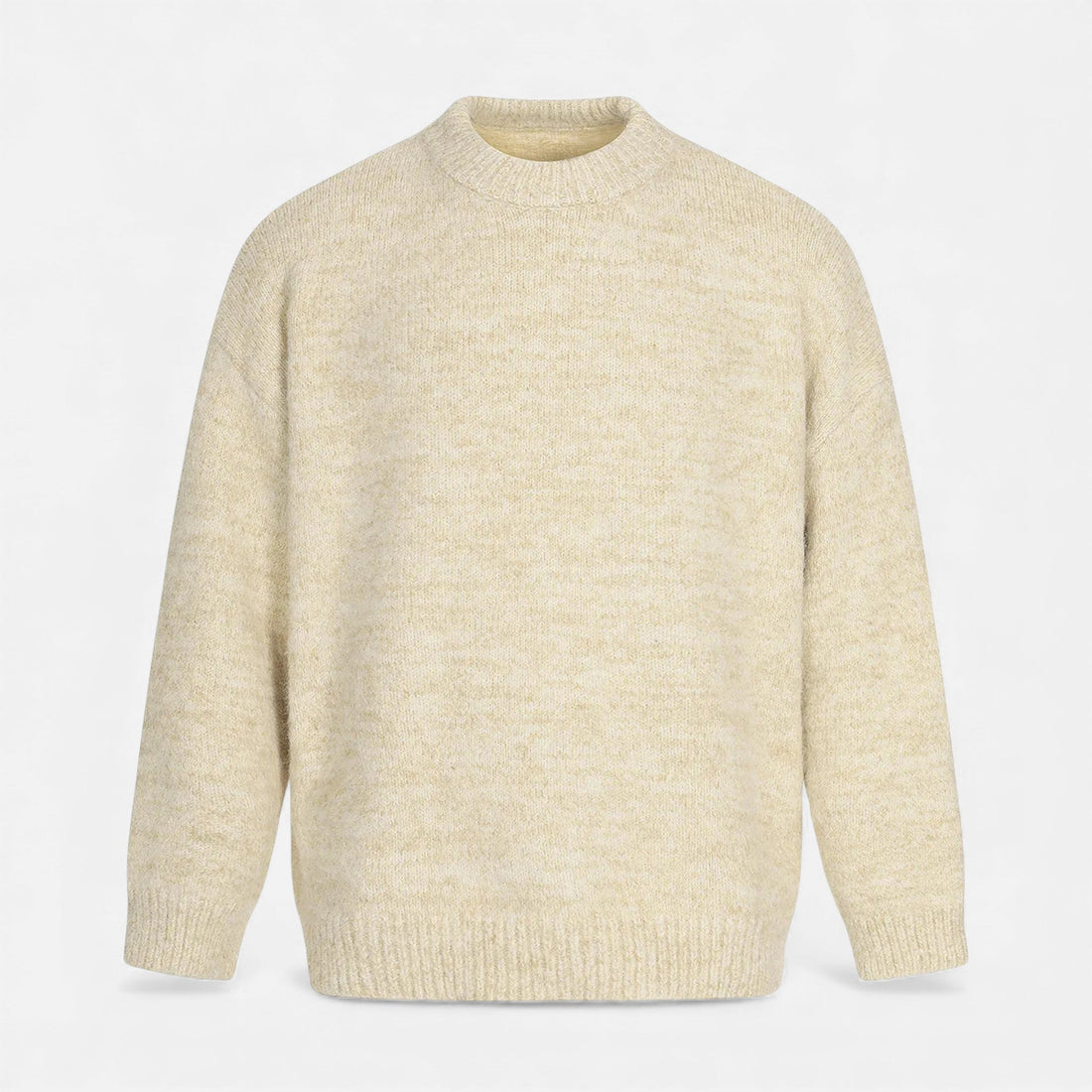 Men’s Wool-Effect Crew Neck Sweater