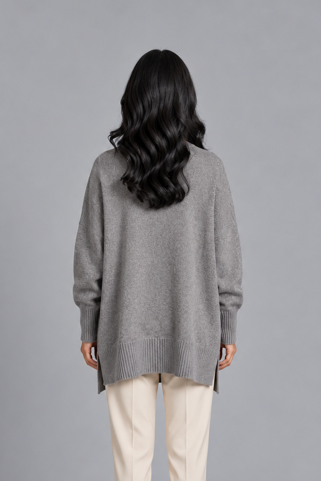 Women's Wool Cashmere Jumper – Oversized Soft Knit Sweater