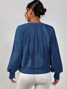 Relaxed Cable-Knit Sweater