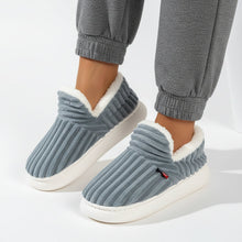 Orthopaedic Plush Winter Slippers in Sky Blue