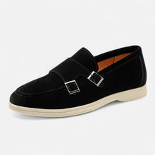 Men’s Suede Monk Strap Loafers – Slip-On Elegance