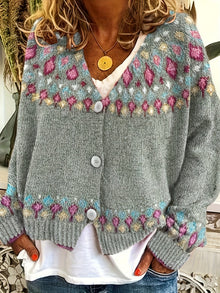 Women's Fair Isle Cardigan – Nordic Knit