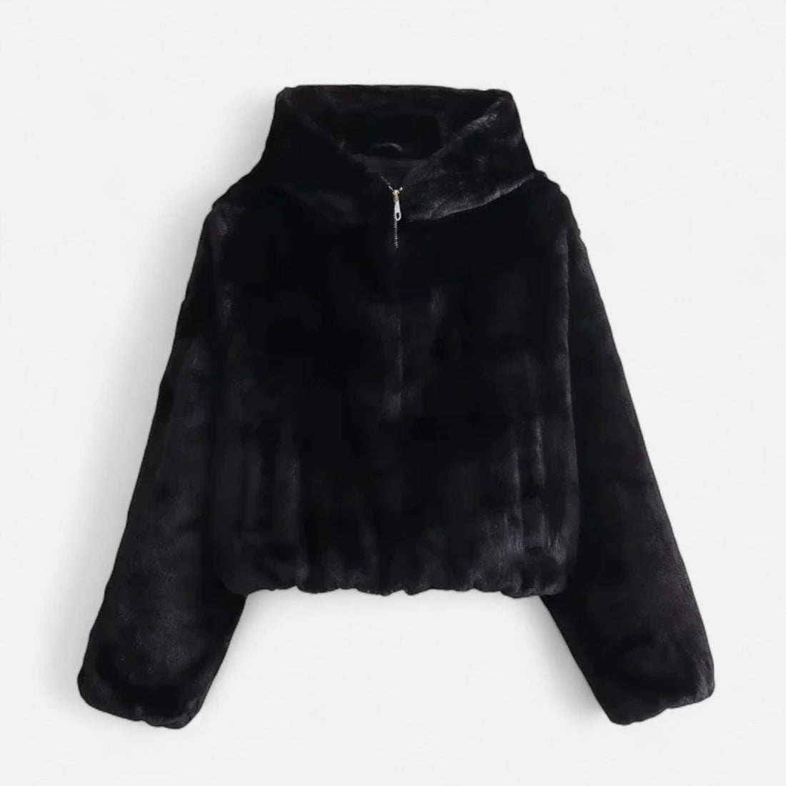 Women’s Hooded Faux Fur Coat – Winter Luxe Comfort