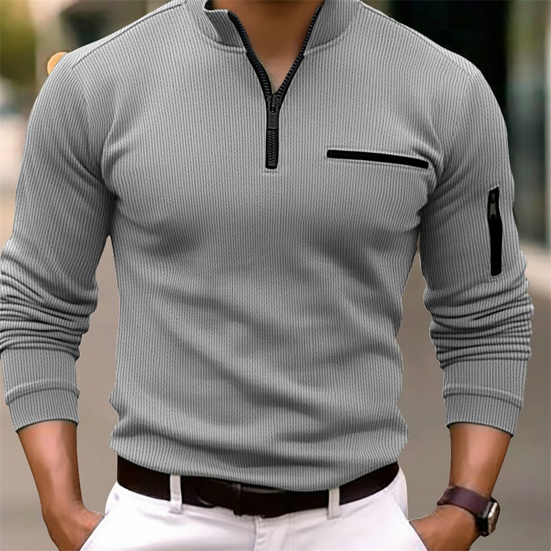 Men's Quarter Zip Shirt – Long Sleeve