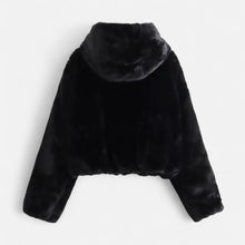 Women’s Hooded Faux Fur Coat – Winter Luxe Comfort