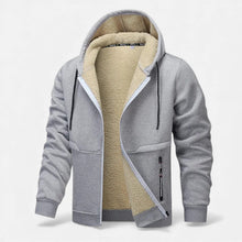 Men’s Fleece-Lined Winter Hoodie Jacket