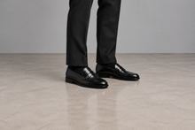 Men's Penny Loafers – Faux Leather Slip-On Loafers with Rubber Sole