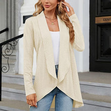 Women's Open Front Cardigan – Draped Longline