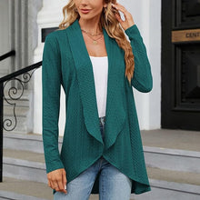 Women's Open Front Cardigan – Draped Longline