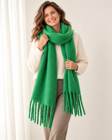 Women's Cashmere Blend Scarf – Soft Warm Winter Scarf