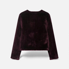 Women's Faux Fur Toggle Button Jacket