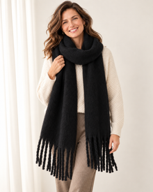 Women's Cashmere Blend Scarf – Soft Warm Winter Scarf