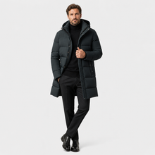 Men’s Premium Winter Down Parka – Hooded Insulated Elegance