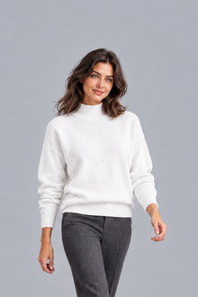Women's Knitted Roll Neck Jumper | Classic Turtleneck