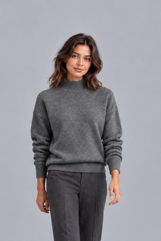 Women's Knitted Roll Neck Jumper | Classic Turtleneck