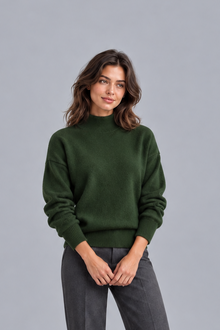 Women's Knitted Roll Neck Jumper | Classic Turtleneck