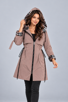 Women's Waterproof Hooded Raincoat – Windproof, Lightweight