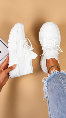 Women's Lightweight Mesh Trainers in White