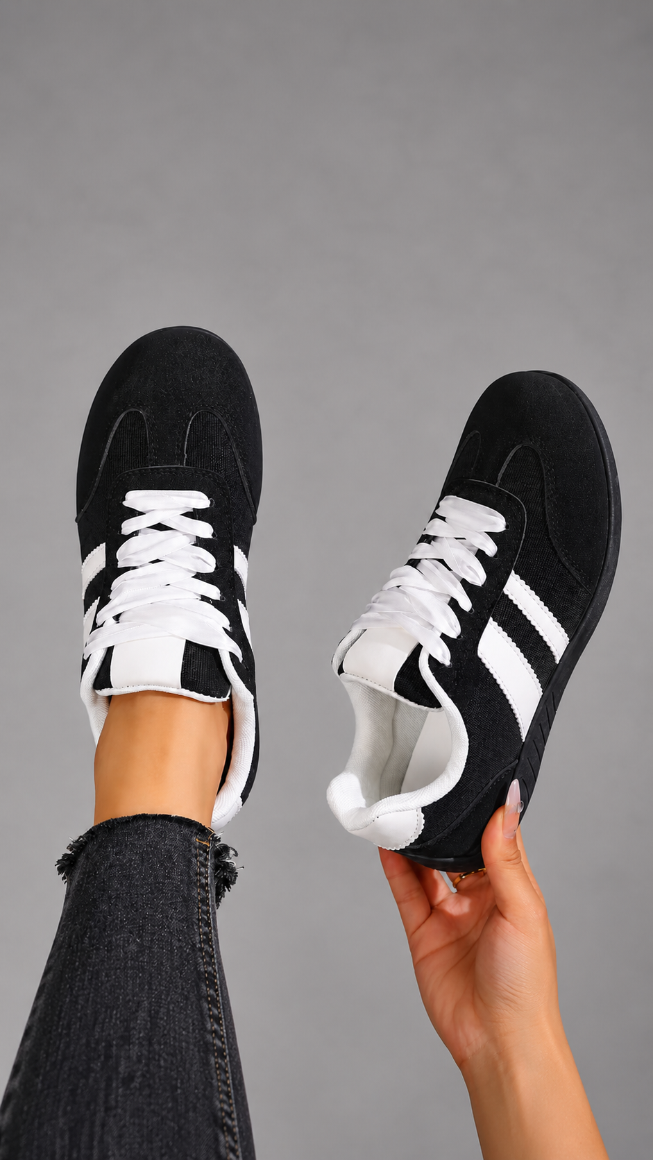 Women's Black Lightweight Trainers
