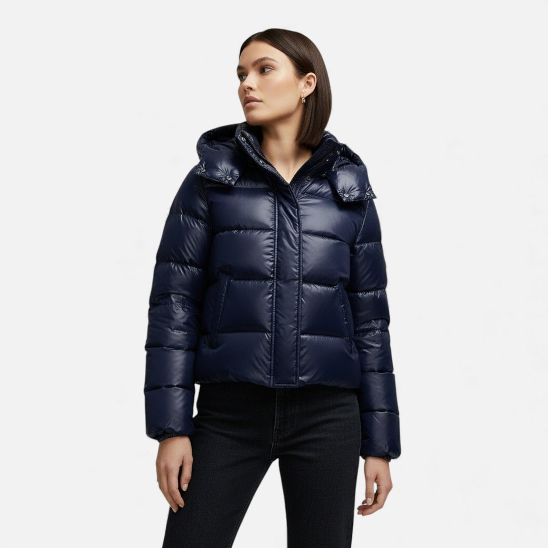 Women’s Retro Thick Hooded Winter Jacket