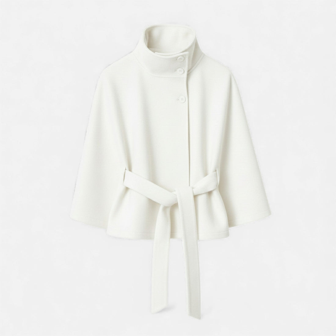 Women’s Short Belted Cape Coat