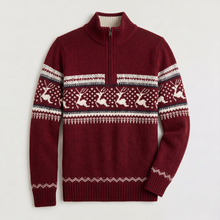 Men's Half Zip Fair Isle Jumper – image 6