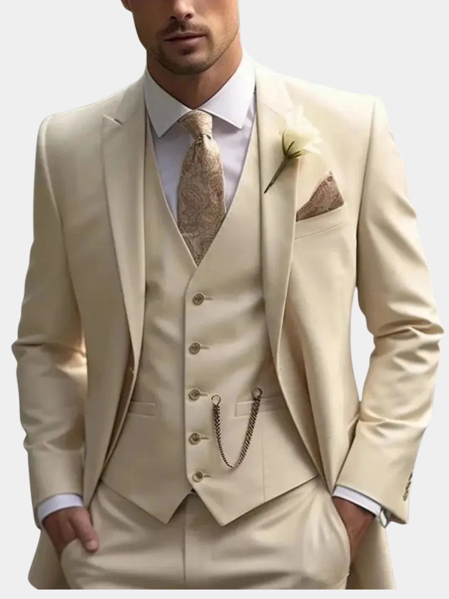 Men's Three Piece Suit – Slim Fit Formal