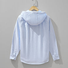 Men's Linen Blend Hoodie – Relaxed Fit