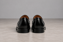 Men's Penny Loafers – Faux Leather Slip-On Loafers with Rubber Sole