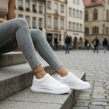 Women's White Cushioned Trainers – image 1
