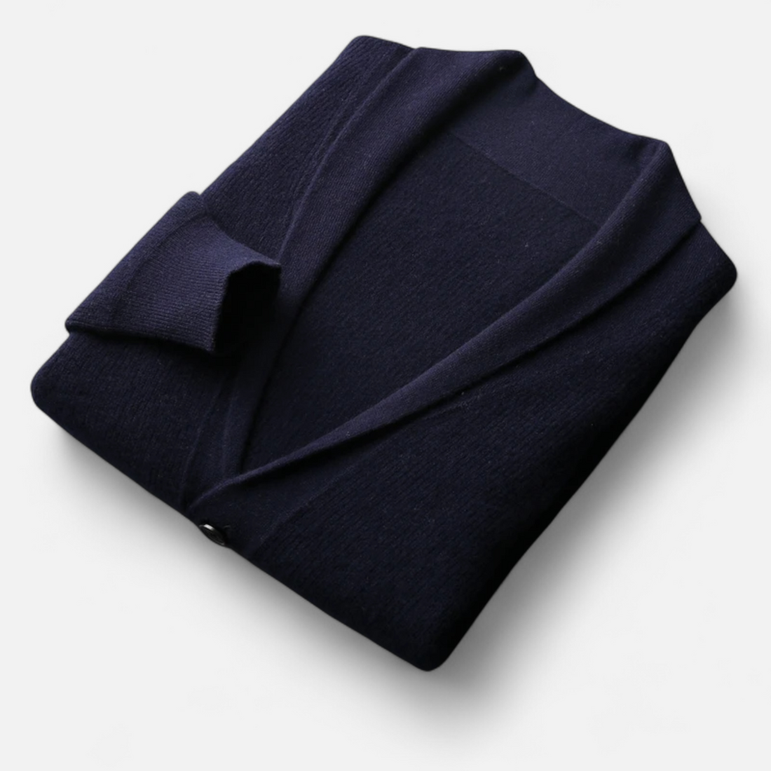 Men’s Merino Wool Suit-Collar Cardigan