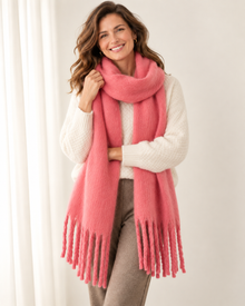 Women's Cashmere Blend Scarf – Soft Warm Winter Scarf