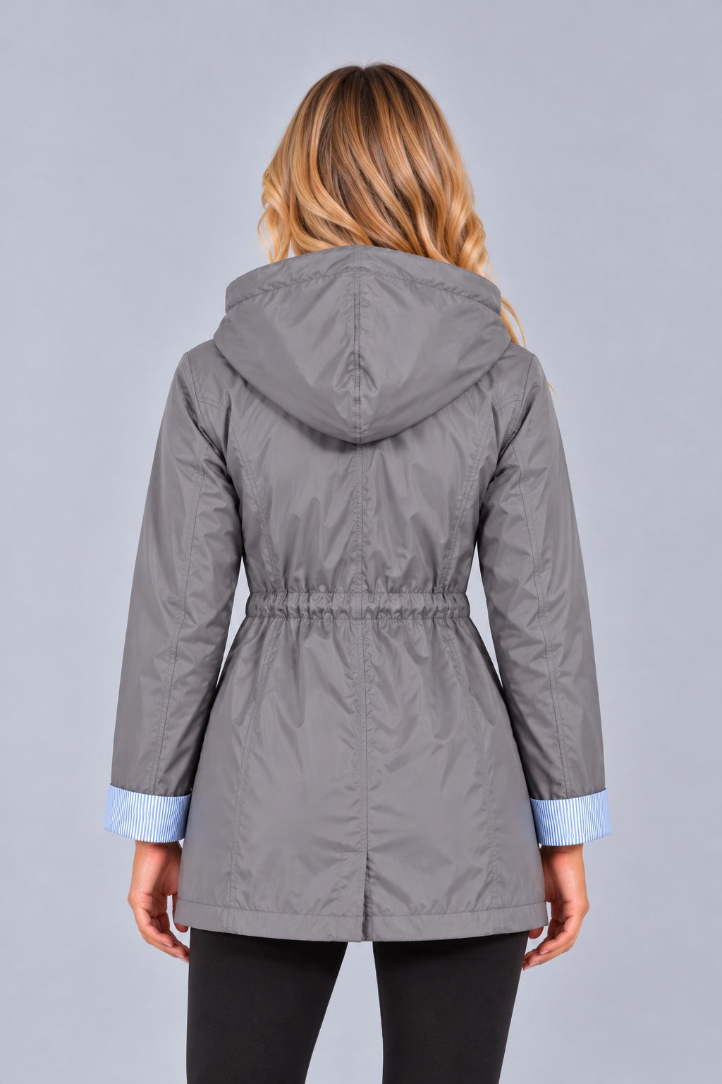 Women’s Hooded Rain Jacket – Water Resistant Lightweight Coat