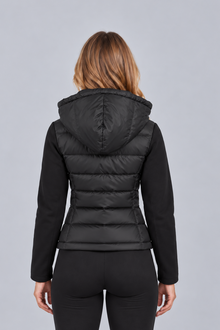 Women’s Hooded Puffer Jacket – Quilted Zip Up Winter Coat