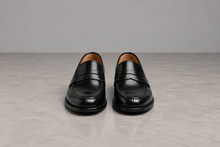 Men's Penny Loafers – Faux Leather Slip-On Loafers with Rubber Sole