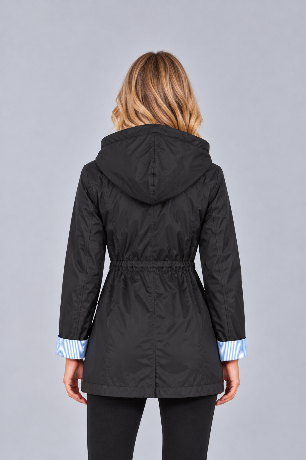 Women’s Hooded Rain Jacket – Water Resistant Lightweight Coat
