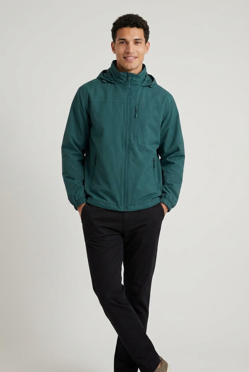 Waterproof Rain Jacket in Green