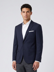 Men's Single Breasted Formal Blazer in Navy