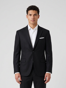 Men's black blazer – single breasted formal suit jacket