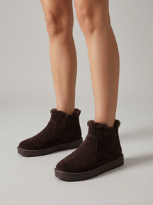 Women's Waterproof Insulated Winter Boots in Dark Brown