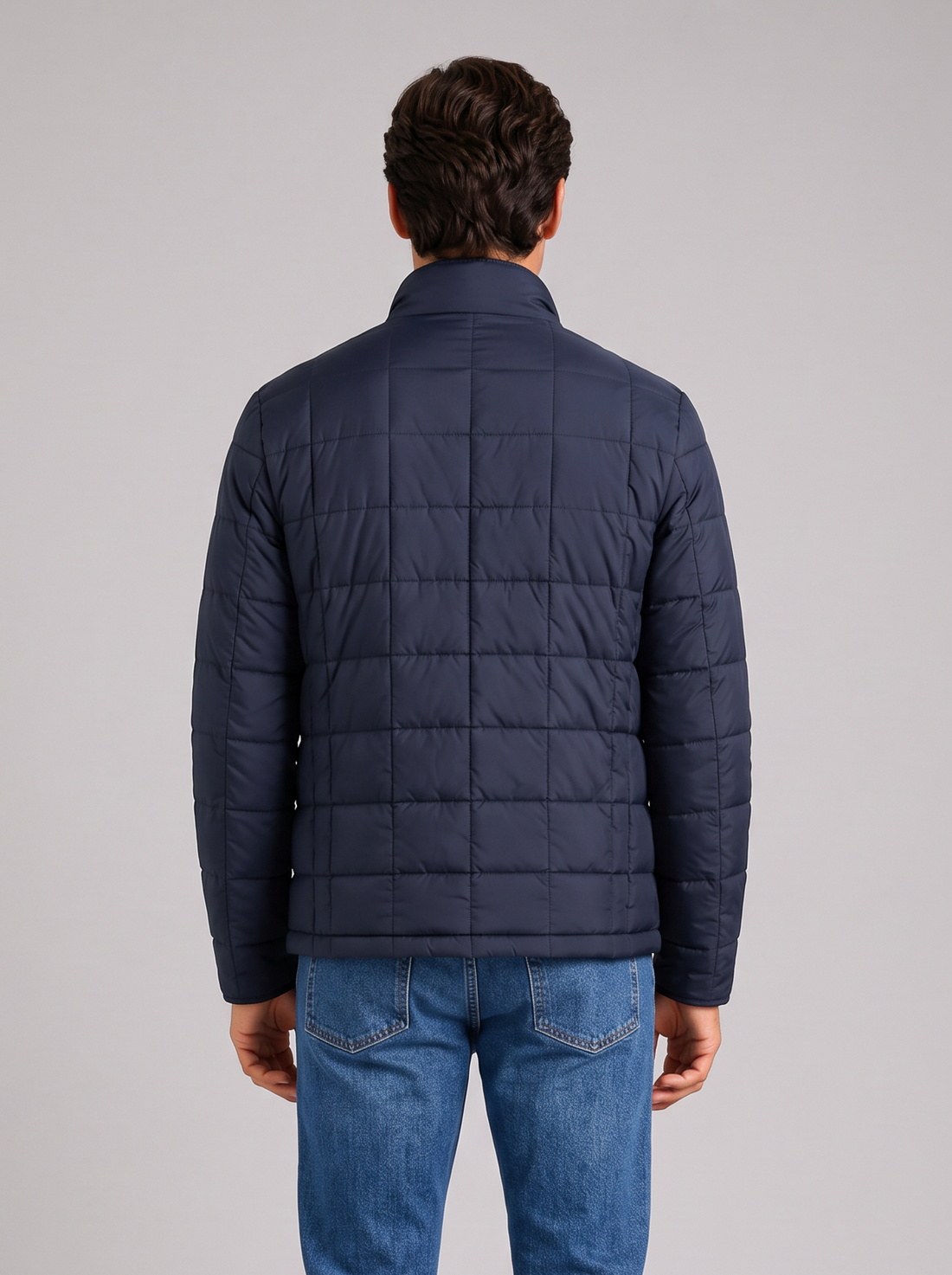 Men's Padded Jacket navy front