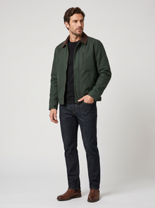 Men's Barn Jacket green three quarter